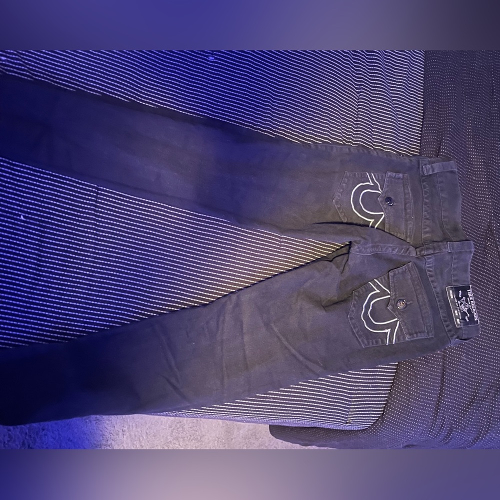 black true religion jeans 28/30